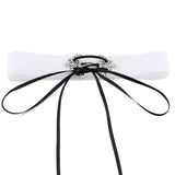 Flannelette Choker Punk Style Necklace for Women