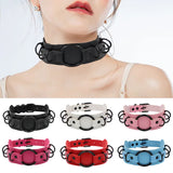 Gothic PU Leather Spike Rivet Choker Necklace