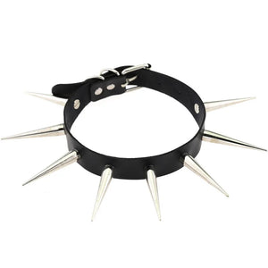 Spike Choker Punk Collar Rivets Studded Chocker Necklace Goth Jewelry