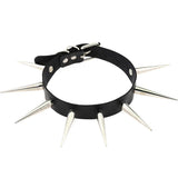 Spike Choker Punk Collar Rivets Studded Chocker Necklace Goth Jewelry