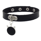 Gothic Cross Pendant Choker Necklace for Anime Lovers