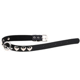 Gothic Heart Spike Choker Collar Chain Necklace