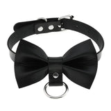 Punk Gothic PU Leather Choker Bowknot Collar Necklace Women Girl Party Jewelry
