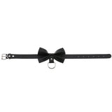 Punk Gothic PU Leather Choker Bowknot Collar Necklace Women Girl Party Jewelry