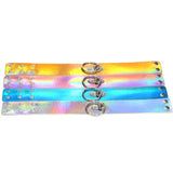 Sexy Laser PU Leather Big Alloy Circle Pendant Short Choker Necklace