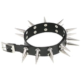Harajuku Dark Heart Rivet Necklaces Leather Punk Choker