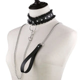 Sexy Harajuku Leather Chain Necklace Punk Gothic Choker Body Chain Jewelry