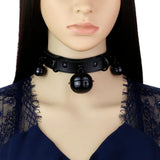 Sexy Punk Harajuku Gothic Choker Leather Collar Necklace Bells