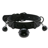 Sexy Punk Harajuku Gothic Choker Leather Collar Necklace Bells