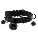 Sexy Punk Harajuku Gothic Choker Leather Collar Necklace Bells