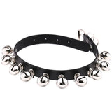 Women Punk Gothic Leather Choker Heart Necklace