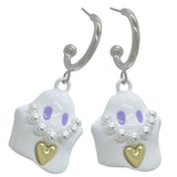 Halloween Ghost Stud Earrings Women Girls Three-dimensional Jewelry