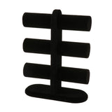 3 Tier Jewelry Storage Rack Suede Room Decor