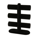 3 Tier Jewelry Storage Rack Suede Room Decor