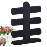 3 Tier Jewelry Storage Rack Suede Room Decor