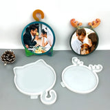 CAT Deer Picture Frame Mold Jewelry Making DIY