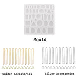 Keychain Necklace Mold Silicone Mold Jewelry Making Tools