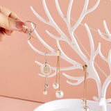 Deer Earrings Necklace Ring Pendant Jewelry Display Stand Holder