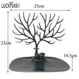 Deer Jewelry Display Stand Organizer Tray Tree Storage Racks Holder