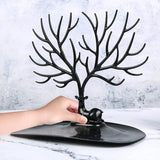 Deer Jewelry Display Stand Tree Organizer Make Up Holder