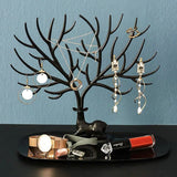 Deer Jewelry Display Stand Tray Tree Storage Racks Organizer