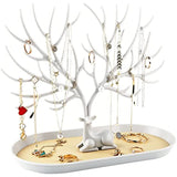Deer Jewelry Display Stand Tray Tree Storage Racks Organizer