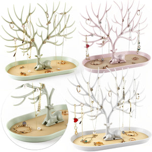Deer Jewelry Rack Earrings Necklace Ring Pendant Bracelet Stand