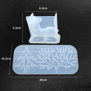 Deer Stand Silicone Resin Molds for Earrings