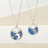 925 Silver Stars Necklace Glaze Collarbone Chain Fine Jewelry Christmas Gift
