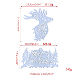 Deer Wall Hanging Silicone Mould Christmas Elk Shape Decor Mold DIY
