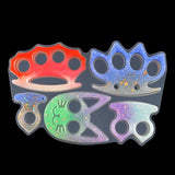 Defensive Keychain Silicone Epoxy Mold Anti-Wolf Finger Heart Pendant Mold