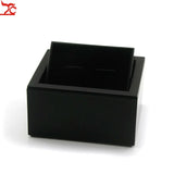 Plastic Cufflinks Box Men Shirt Cufflinks Carrying Case Organizers