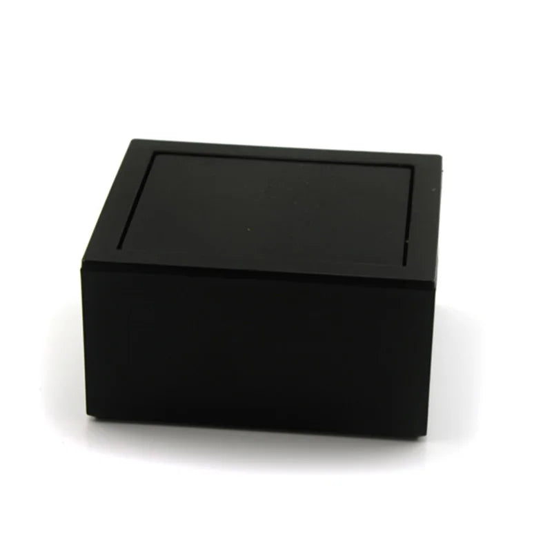 Plastic Cufflinks Box Men Shirt Cufflinks Carrying Case Organizers
