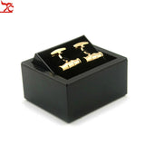 Plastic Cufflinks Box Men Shirt Cufflinks Carrying Case Organizers
