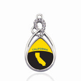 Delaware Flag Circle Charm for Bracelets & Necklaces