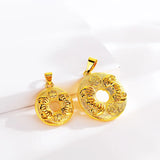 Delicate 14K Yellow Pendant for Women Men Wedding