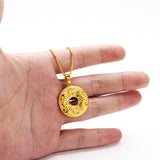 Delicate 14K Yellow Pendant for Women Men Wedding
