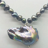 South Sea Baroque Pearl Pendant Necklace 18 Inch Fine Jewelry
