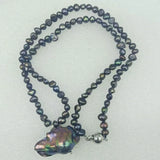 South Sea Baroque Pearl Pendant Necklace 18 Inch Fine Jewelry