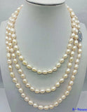 Pink Freshwater Pearl Necklace 60 Inch Ladies Jewelry Gift