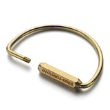Delicate Lettering Copper Keychain Holder DK353