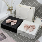Eternal Life Rose Box Magnetic Square Double Door Bowknot Packaging