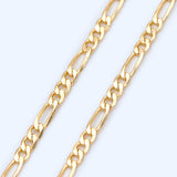 18K Plated Brass Delicate Flat Chains, Craft Necklace Components Wholesale