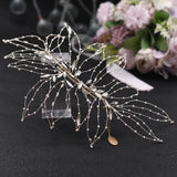 Delicate Rhinestone Wedding Hair Clip Crystal Bridal Tiara