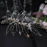 Delicate Rhinestone Wedding Hair Clip Crystal Bridal Tiara