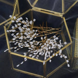 Delicate Hand Beads Hair Sticks Flowers Hairpin Bridal Wedding Hair Accessories