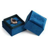 Vintage Velvet Pendant Necklace Ring Jewelry Display Case