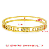 Delicate Roman Numeral Crystals Bracelet Titanium Steel Bangle