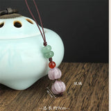 Lily of the Valley Coloured Glaze Keychain Phone Lanyard Accessory