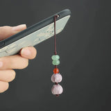 Lily of the Valley Coloured Glaze Keychain Phone Lanyard Accessory